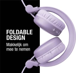 Fresh ‘n Rebel Code Core – Draadloze on-ear koptelefoon – Bluetooth - 30 uur Speeltijd - Lila - Dreamy Lilac 2 — thumbnail 4
