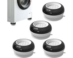 IBBO® - 4 stuks trillingsdempers voor wasmachine - wasmachine dempers - wasmachine mat - wasmachines anti-trillingsmat - Wasmachine Verhoger - antislipmat voor wasmachines en drogers - Nieuwe model