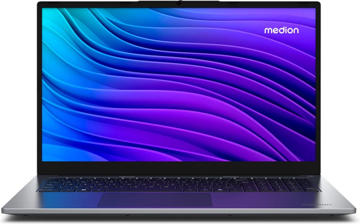 MEDION E17223 - laptop - 17.3 Inch - Intel® Processor N100 - 4GB DDR4 - 128GB HDD — afbeelding 1