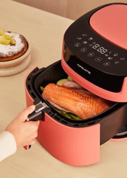 CREATE AIR PRO LARGE Enkel 6,2 l Vrijstaand 1800 W Heteluchtfriteuse Terracotta — thumbnail 4