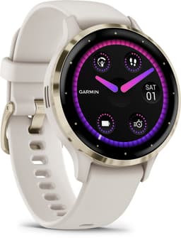 Garmin Venu 3s - Smartwatch - AMOLED-Scherm - 41mm - Ivory — thumbnail 2