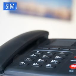 Tafeltelefoon 4G voor Senioren en Thuisgebruik - Werkt met SIM-kaart — thumbnail 3