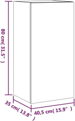 Zwevend TV Meubel met LED Verlichting Wit - Wandkast voor Televisie — thumbnail 6