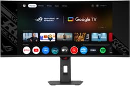 ASUS ROG Strix XG34WCDMTG - UWQHD Curved QD-OLED Gaming Monitor - Google TV - USB C 90W - 240hz - 0.03ms - Speakers - 34 inch — thumbnail 15