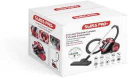 Swiss Pro+ Stofzuiger Zonder Zak - Red - Stofzuigers - Vacuum Cleaner Zakloos - 1600W - Sterke Zuigkracht - HEPA Filter - Compact, Licht & Krachtig - Gemakkelijk Schoon Te Maken — thumbnail 19