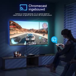 TuTu Android Smart TV - LED UHD 4K - 55 inch/140 cm - Frameless Design - Tripple Tuner DVB-T/T2/S/S2/C - HDMI x3, USB x2, CI+ - Voice Controle & Streaming apps - Geassembleerd in Eindhoven - TUS55UD1A — thumbnail 8