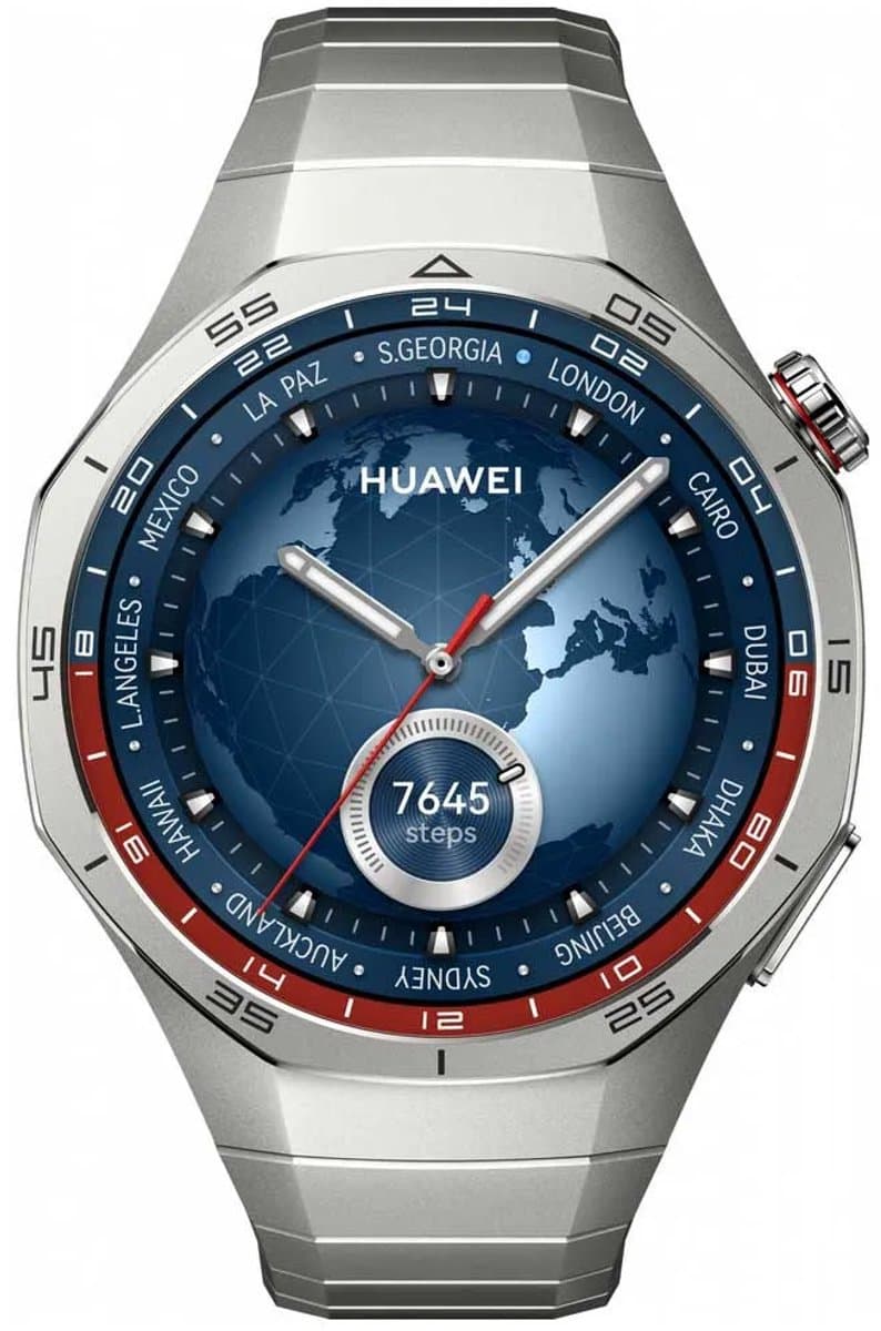 HUAWEI WATCH GT5 Pro 46mm Titanium Horlogeband - Ondersteuning van Golf en Duiken van 40 meter- Verbeterd 24/7 gezondheidsbeheer - Tot 2 weken batterijduur - Compatibel met iOS & Android — afbeelding 1