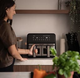 Swiss Pro+ SPAF8L2G - Dubbele Airfryer - 8L - 2400W - Dual Zone Technologie — thumbnail 3