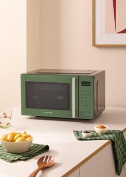 Magnetron met Grillfunctie en Ovenfunctie - 23L Inhoud - 10 Programma's - Groen — thumbnail 7