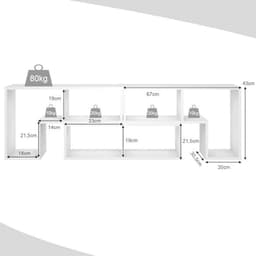 Modulaire TV Kast Uitschuifbaar – 3 Delig Lowboard voor TV's tot 65 Inch — thumbnail 9