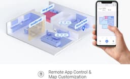 Ezviz RE4 Plus Slimme Robotstofzuiger - LiDAR Navigatie - Dweilen (300 ml) - Obstacle Vermijding - No-Go Zones - Tapijt Detectie - E10 Filter - Automatische Stofbak Legen - Compatibel met Alexa, Google Assistant - Wit — thumbnail 20