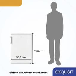 Exquisit KS16-4-H-010DW - Koelkast Tafelmodel - 5 Jaar Garantie - 120 Liter - RVS Handgreep - Wit — thumbnail 13