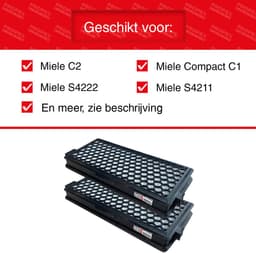 Propex Parts Stofzuigerfilter - Geschikt voor Miele 7226170 / 9616280 / SF-AH50 / SF-HA50 - HEPA filter - Eenvoudige installatie en Duurzaam - 2 stuks — thumbnail 3