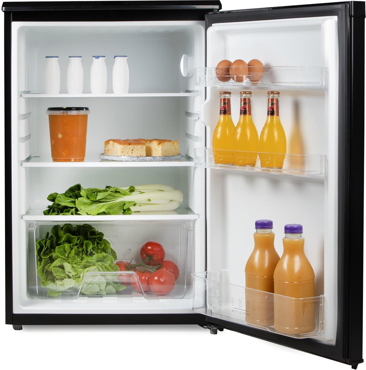 PRIMO PR198FR Koelkast Tafelmodel - Kleine Koelkast - 131L - 35 dB Stil - Energielabel C - Zwart — afbeelding 1
