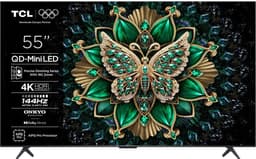 TCL 55C61K | 55" 4K Ultra HD QD-Mini LED Smart TV | Google TV | Dolby Vision IQ | 144Hz (2025) — thumbnail 1
