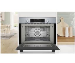Bosch CMA585GS1 - Serie 6 - Inbouwmagnetron met heteluchtfunctie - 60x45 cm - 44 l - RVS - Eenvoudig te reinigen met hydrolyse — thumbnail 9