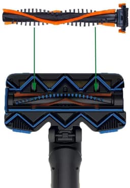 Vervangende rolborstel met doos compatibel met Philips SpeedPro Max stofzuiger — thumbnail 1
