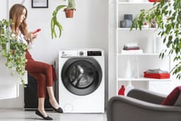 Hoover H-WASH&DRY 500 HD 495AMBS/1-S Was-droogcombinatie Vrijstaand Voorbelading Wit D — thumbnail 9