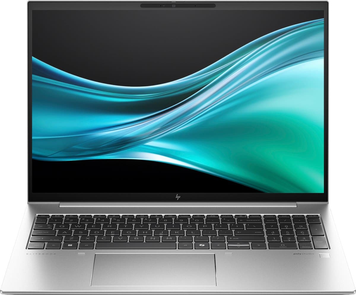 "HP EliteBook 860 G11 Intel Core Ultra 7 155U Laptop 40,6 cm (16"") WUXGA 16 GB DDR5-SDRAM 512 GB SSD Wi-Fi 6E (802.11ax) Windows 11 Pro AI PC Zilver" — afbeelding 1