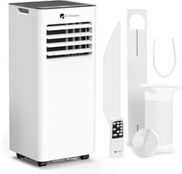 Mobiele Air Conditioner 9000 BTU - 4 in 1 Koeling, Ontvochtigen, Ventileren en Slaapmodus met Afstandsbediening — thumbnail 8
