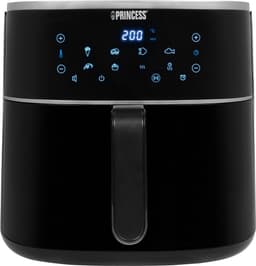 Princess Digitale Airfryer XXL 182254 - 8 liter - Extra Groot - PFAS vrij - Heteluchtfriteuse - Inclusief in hoogte verstelbaar Grillrack - Digital Touchscreen - 8 Automatische Programma's - 1800W - Zwart — thumbnail 1