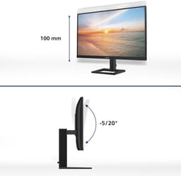 Philips 24E1N1300AE - Full HD IPS Monitor - Verstelbaar - USB-C 65w - 120hz - 24 inch — thumbnail 5