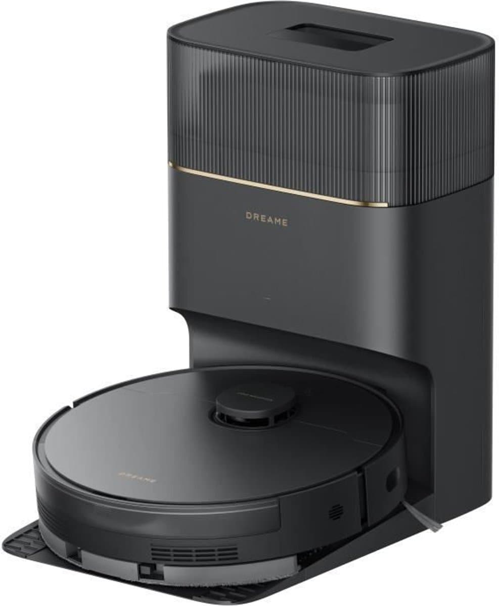 Dreame D20 Pro Plus - Robotstofzuiger met Dweil en Automatisch Leegstation - 13.000 Pa Zuigkracht - Anti-haarverstrikkingstechnologie - Zwart — afbeelding 1