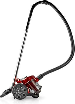 Nedis Zakloze Stofzuiger - Zakloos - 700 W - Stof capaciteit: 1.5 l - Combi-Borstel - Actieradius: 7 m - HEPA-luchtfilter - Antraciet / Rood — thumbnail 7