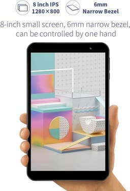 TECLAST P80 8-inch touchscreen-tablet Android 10 2GB RAM + 32GB ROM HD-tablet IPS Quad-Core Bluetooth 5.0 WiFi-ondersteuning TF-extensie Type-C 4000mAh — thumbnail 8