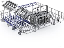 Klarstein Vaatwasser Mini voor 6 Gedecke, Leiser vaatwasser klein met 6 spoelprogramma's, Kleiner Tisch vaatwasser voor Zuhause, kantoor en Camping, vaatwasser Mini met Wasseranschluss - Tafelvaatwasser - 6 Maatgedekken 49 dB 45 cm 1380W — thumbnail 16