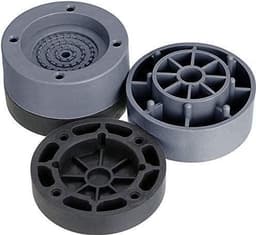 TrillingDempers Wasmachine -Vuide-pakket van 4 trillingsdempers, universele trillingsdempers, wasmachine Anti-vibratiemat, voor wasmachines, drogers, meubels, koelkast (grijs, 4 cm) - (WK 02122) — thumbnail 4