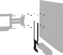 Cavus VESA Soundbar Beugel voor Sonos Ray – Voor Draaibare TV Beugels en TV Standaarden – Slim & Stijlvol Design - Wit — thumbnail 2