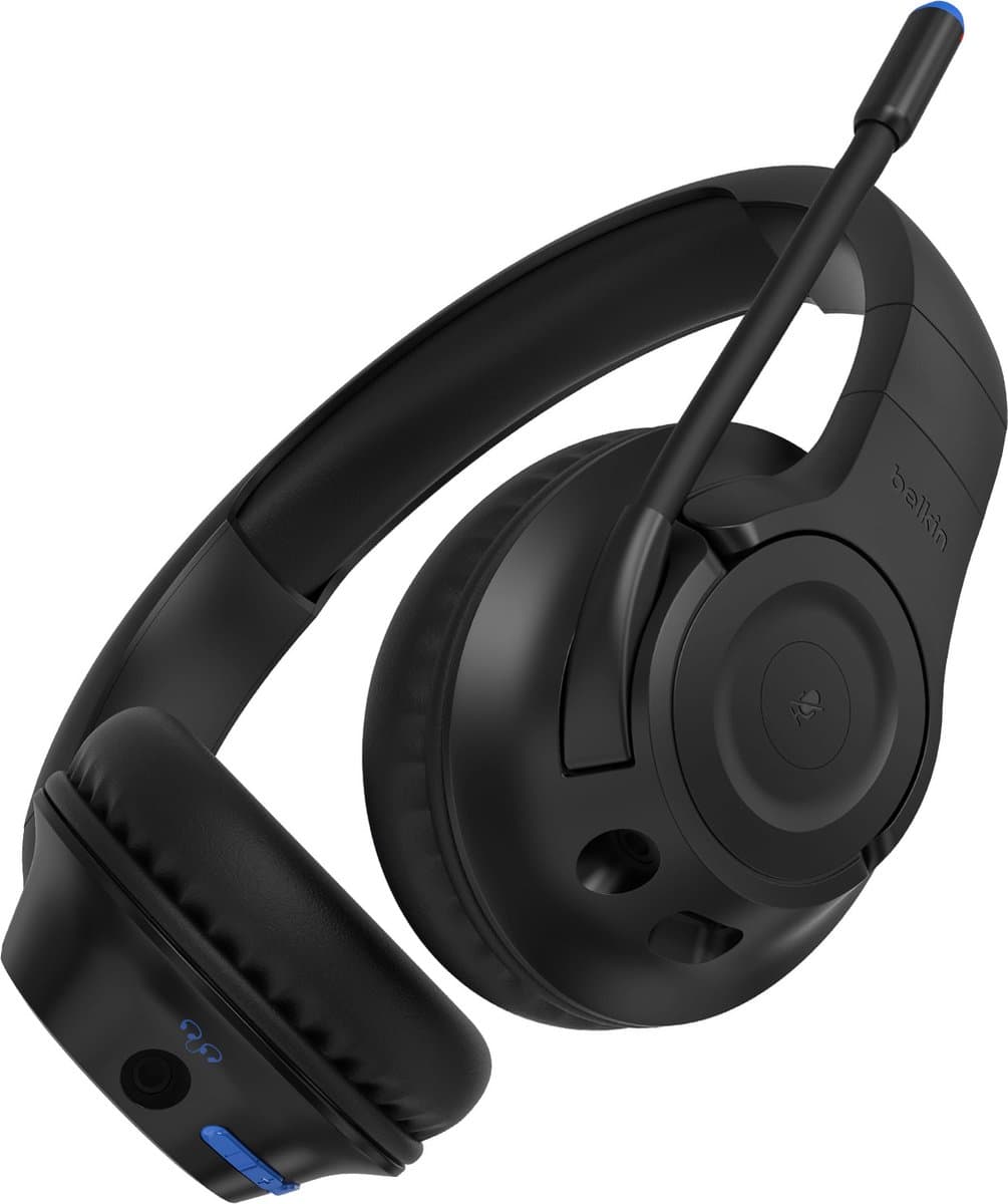 Belkin SOUNDFORM INSPIRE Headset Bedraad en draadloos Hoofdband Oproepen/muziek USB Type-C Bluetooth Zwart — afbeelding 1