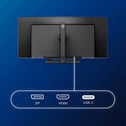 Philips 346E2CUAE - QHD Curved Ultrawide Monitor - USB-C 65w - EPEAT & TCO - 34 Inch — thumbnail 4