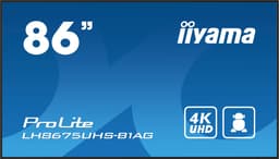 iiyama LH8675UHS-B1AG beeldkrant Digitale signage flatscreen 2,17 m (85.6") LCD Wifi 500 cd/m² 4K Ultra HD Zwart Type processor Android 11 24/7 — thumbnail 6