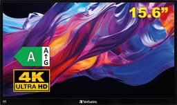 Verbatim Draagbaar aanraakscherm Ultra HD 4K - 15,6” Zwart — thumbnail 4