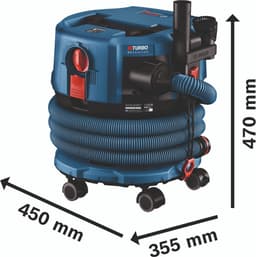 Bosch GAS 18V-12 MC Professionele snoerloze stofzuiger BITURBO Brushless + 1x ProCore accu 4.0 Ah + accessoires - zonder lader — thumbnail 4