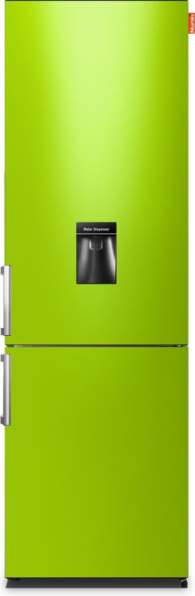 NUNKI LARGEH2O (Light Green Gloss Front) Combi Bottom Koelkast, E, 197+71l, Handle, Waterdispenser — afbeelding 1