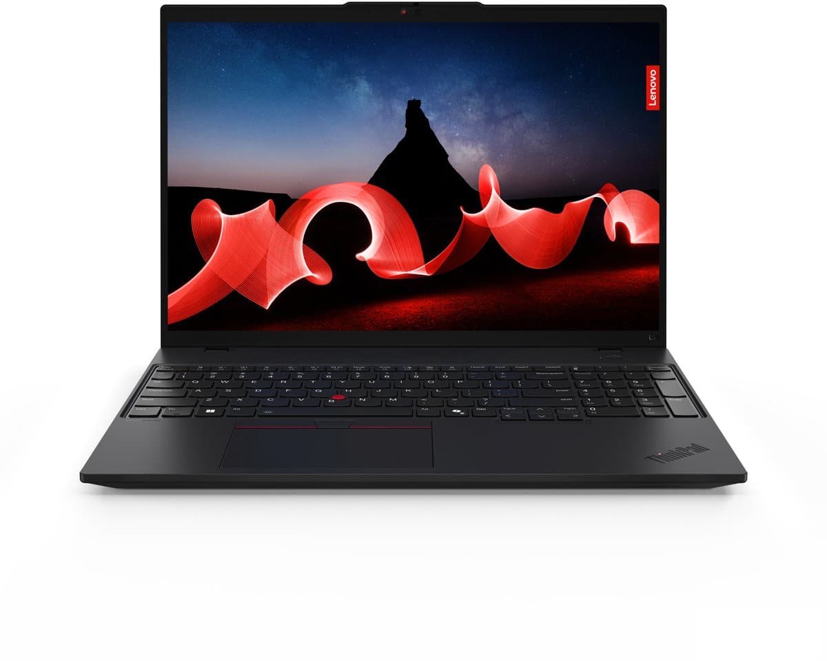 "Lenovo ThinkPad L16 Gen 1 (Intel) Intel Core Ultra 5 125U Laptop 40,6 cm (16"") WUXGA 16 GB DDR5-SDRAM 512 GB SSD Wi-Fi 6E (802.11ax) Windows 11 Pro Engels Zwart" — afbeelding 1