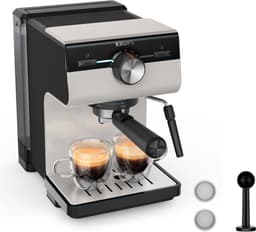 Krups Authentic C40 XP381B - Pistonmachine - Inclusief Melkopschuimer - Compact - Stijlvol Design - Geschikt voor Espresso en Latte — thumbnail 1