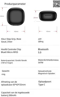 DrPhone RingSense V3 – Smart Ring - Europese ringmaat 59 - 5ATM Waterdicht – Slaapmonitor – Hartslagmeter - SpO2 + Case - Rose Goud Kleurig — thumbnail 10
