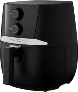 MEDION E20 L Airfryer (heteluchtfriteuse, 3,2 liter frituurmand, ca. 1400 watt, eenvoudige bediening, olievrij frituren, 30 min timer, oververhittingsbescherming, MD10711) zwart — thumbnail 8