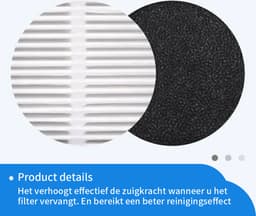 Replacements® filters geschikt voor de AEG QX9 steelstofzuiger - 9-delig — thumbnail 7