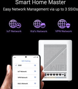 ASUS ZenWiFi BQ16 - Mesh WiFi - WiFi Versterker - WiFi 7 - Quad-Band - 25000 Mbps - 2-Pack — thumbnail 17