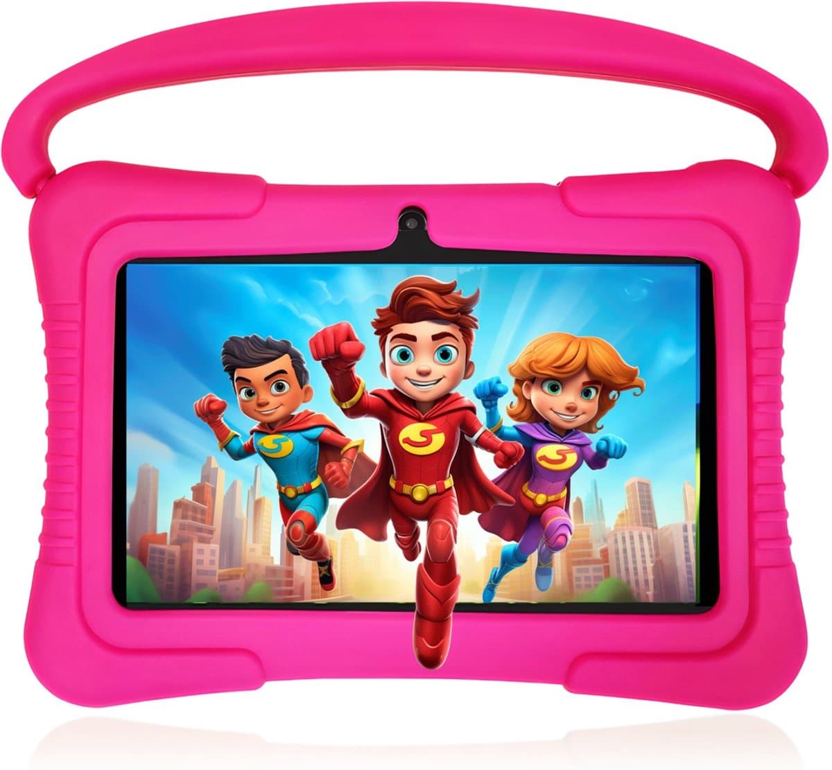 GØDLY® Kindertablet - 7 Inch - Kindertablet vanaf 3 jaar - Tablet Kinderen - Ouderlijk Toezicht - Gratis Beschermende Hoes - 12 Maanden Garantie - Roze — afbeelding 1