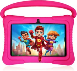 GØDLY® Kindertablet - 7 Inch - Kindertablet vanaf 3 jaar - Tablet Kinderen - Ouderlijk Toezicht - Gratis Beschermende Hoes - 12 Maanden Garantie - Roze — thumbnail 1