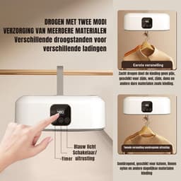 DD® Mini Droger - Mini Wasdroger - 29x22x10cm - Wit — thumbnail 3