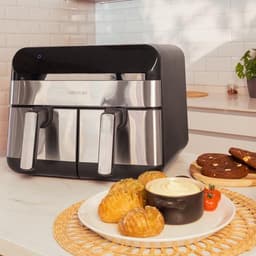Cecotec Dubbele Airfryer XXL - 9 Liter - 8 Automatische Programma's - Krachtig 2800w Vermogen - Touchscreen - Sync Functie — thumbnail 3