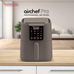 Turbotronic AF-250 Airfryer XL AirChef - 6L- Heteluchtfriteuse - Dual Heating - 50ºC tot 200ºC - 12 Kookprogramma's - Truffle Grey — thumbnail 2
