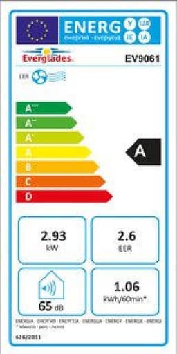 Everglades EV9061 Portable airco 10000 btu — thumbnail 2